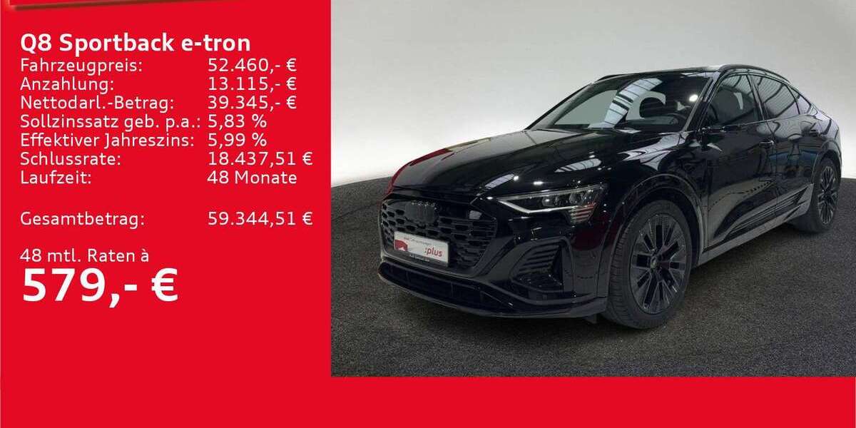 Audi Q8 e-tron 52.030 km 52.460 &euro; Ulm 89073