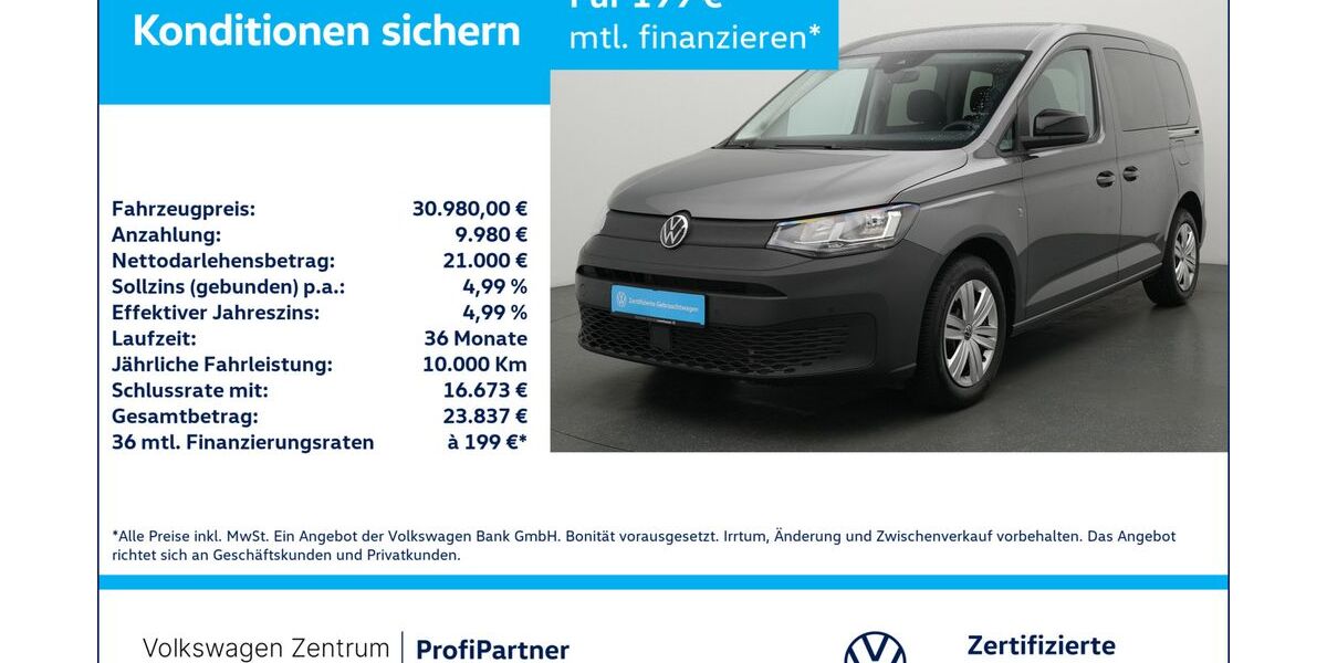 VW Caddy 12.326 km 29.980 &euro; Leverkusen 51379
