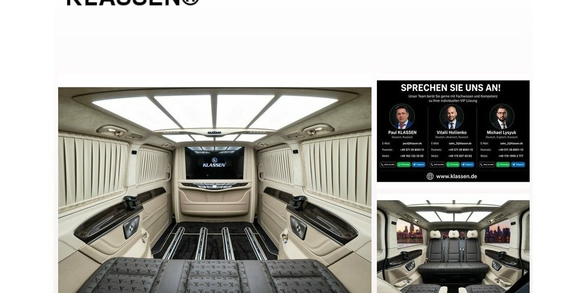 Mercedes-Benz V 300 - V-Klasse - VIP | 43 TV | PlayStation 5 1.600 km 232.050 &euro; Minden 32423