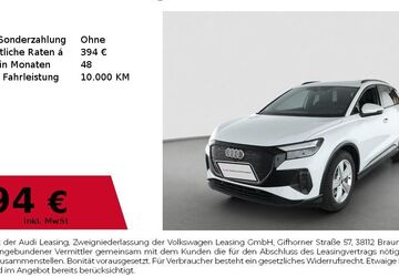 Audi Q4 e-tron 7.150 km 42.980 &euro; Erlangen 91058