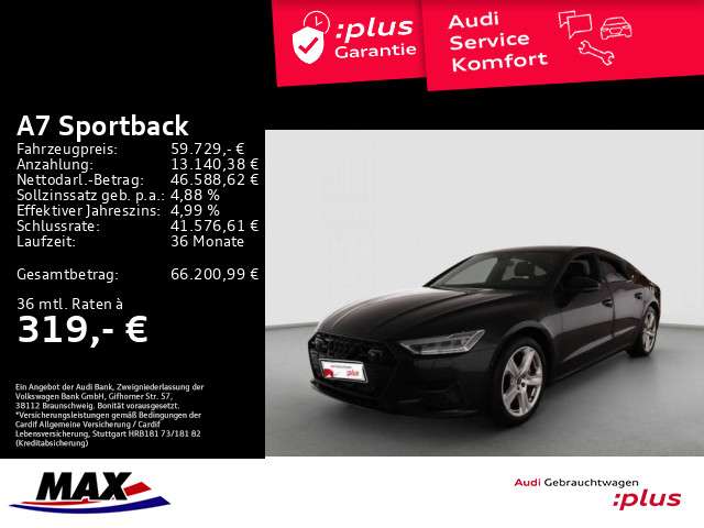 Audi A7 27.650 km 59.729 &euro; Offenbach 63071