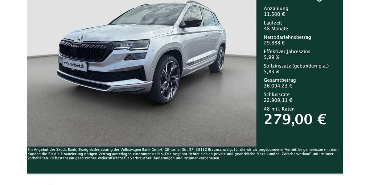 Skoda Karoq 14.482 km 41.388 &euro; Dortmund 44309