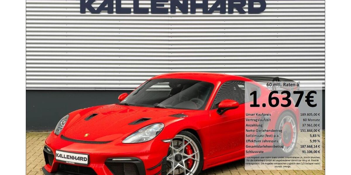 Porsche Cayman 7.848 km 189.805 &euro; Köln 51149