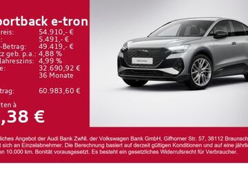 Audi Q4 e-tron 4.990 km 54.910 &euro; Gersthofen 86368