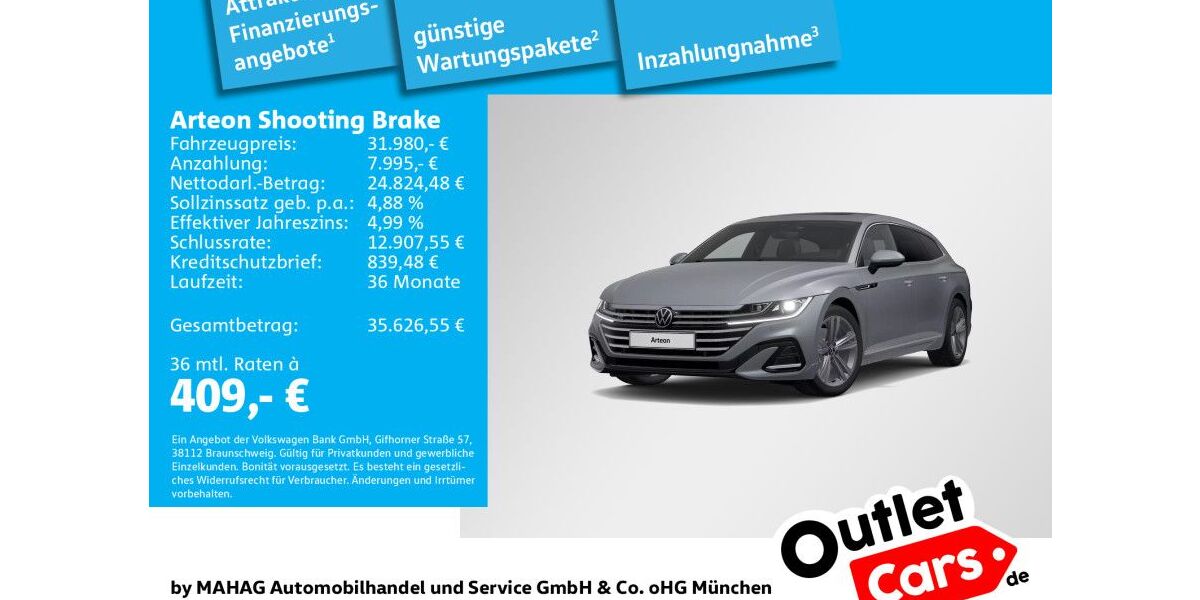VW Arteon 30.350 km 31.980 &euro; Dachau 85221