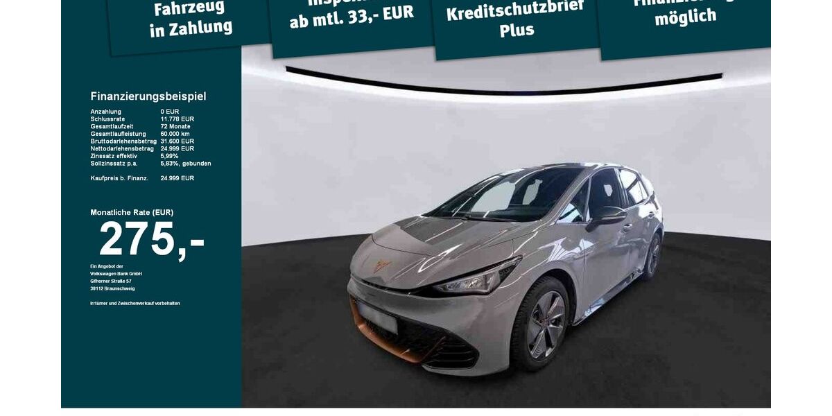 Cupra Born 23.855 km 24.999 &euro; Memmingen 87700