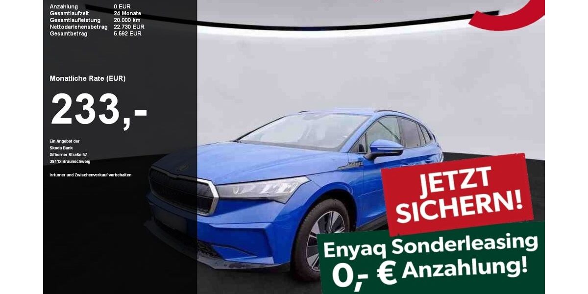 Skoda Enyaq 22.400 km 22.440 &euro; Wackersdorf 92442