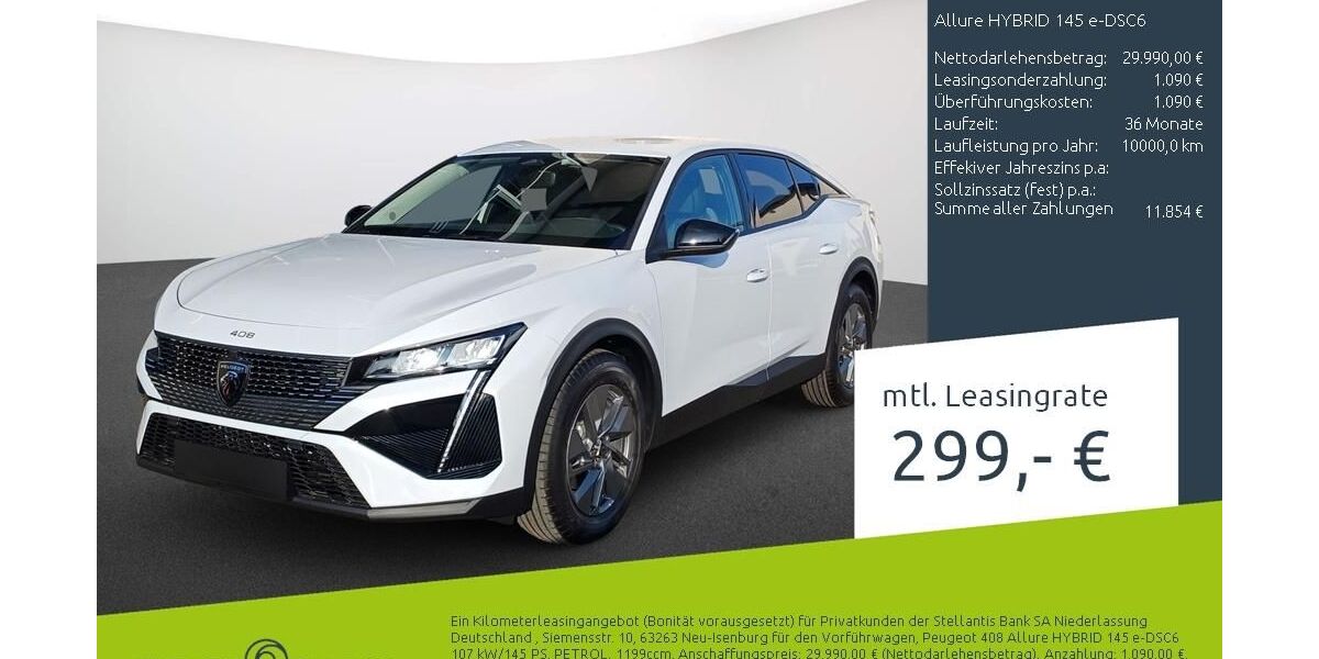 Peugeot 408 1.500 km 29.990 &euro; Borken 46325