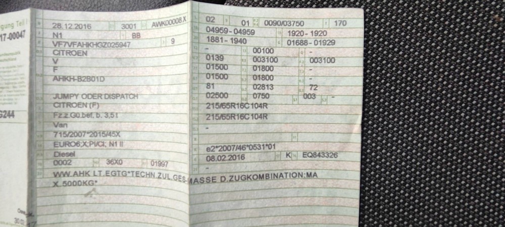 Citroen Jumpy Kasten 178.000 km 7.999 &euro; Bad Essen,Lintorf 