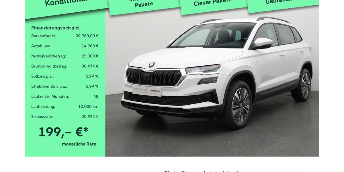Skoda Karoq 1.009 km 38.480 &euro; Leverkusen 51379
