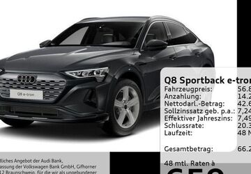 Audi Q8 e-tron 24.418 km 54.490 &euro; Buergstadt 63927