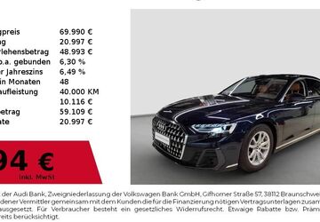 Audi A8 33.794 km 69.990 &euro; Nürnberg 90411