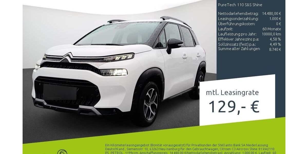 Citroen C3 Aircross 16.817 km 14.480 &euro; Borken 46325