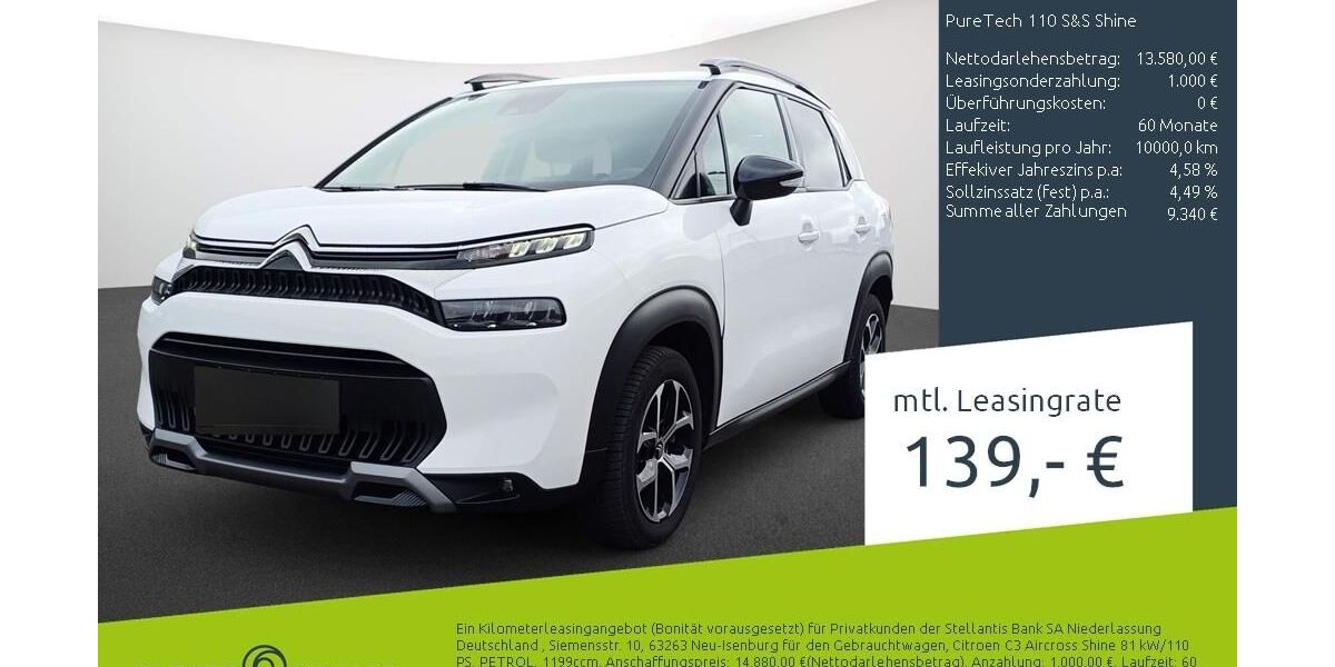 Citroen C3 Aircross 22.368 km 13.270 &euro; Borken 46325