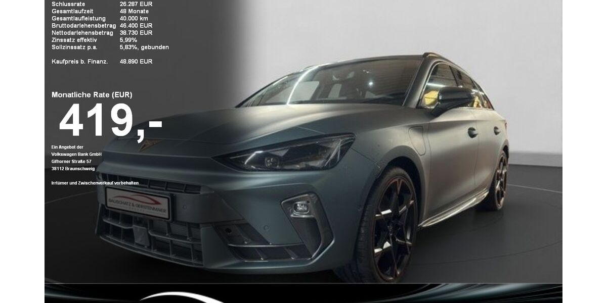 Cupra Leon 8.000 km 48.890 &euro; Gaggenau 76571