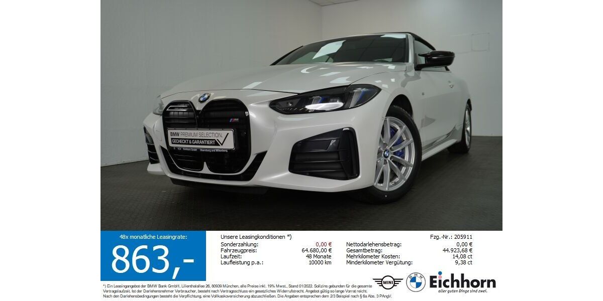 BMW M440 27.500 km 57.160 &euro; Miltenberg 63897