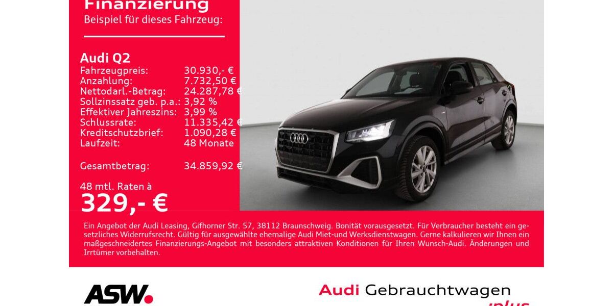 Audi Q2 27.500 km 31.930 &euro; Heilbronn 74074