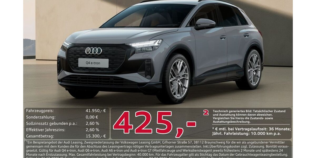 Audi Q4 e-tron 6.844 km 41.950 &euro; Ingolstadt 85057