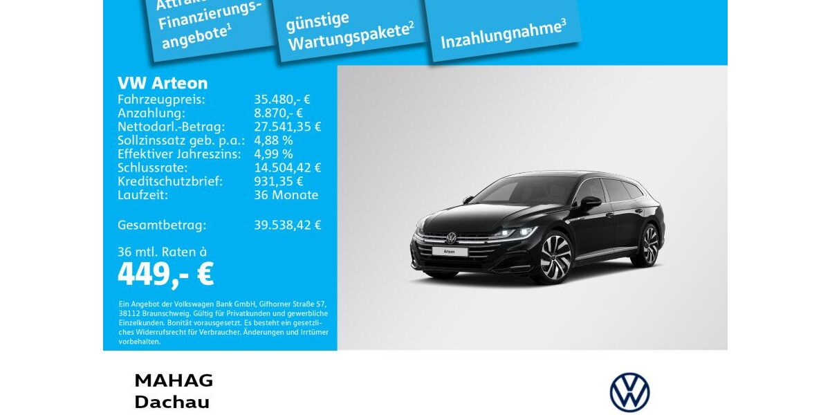 VW Arteon 26.302 km 35.480 &euro; Dachau 85221