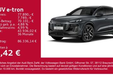 Audi Q6 e-tron 7.000 km 77.890 &euro; Gersthofen 86368