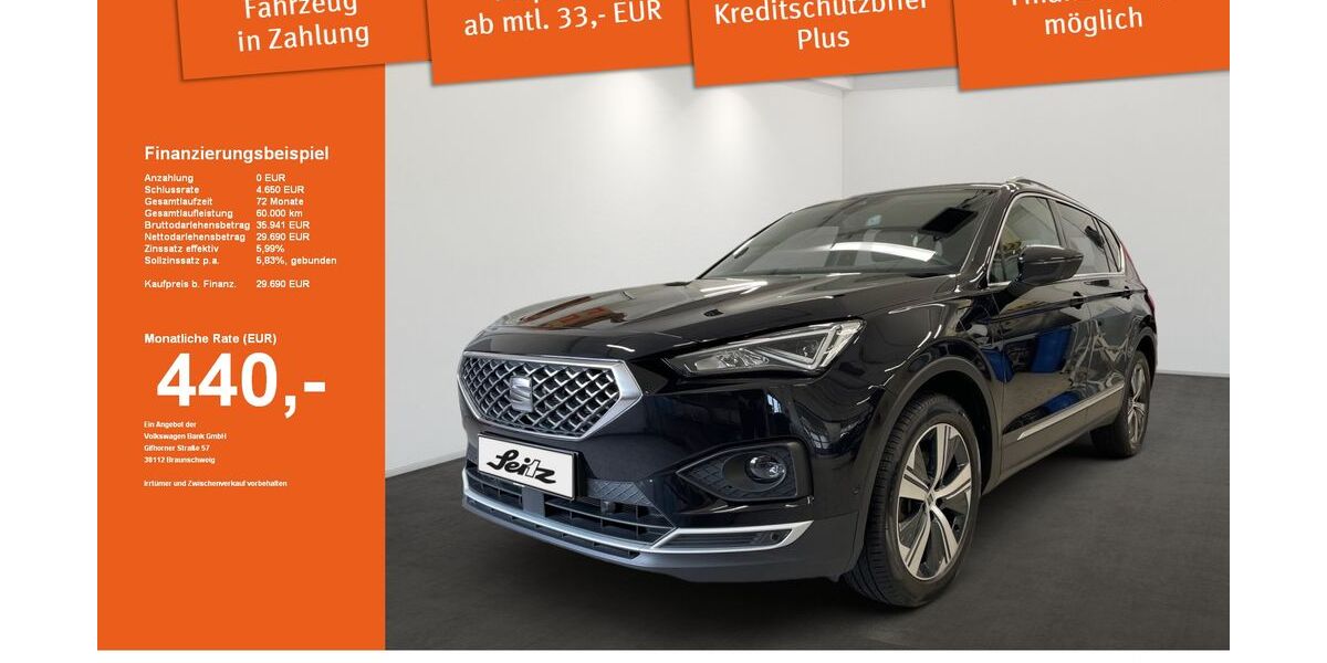 Seat Tarraco 51.375 km 29.640 &euro; Kempten 87437