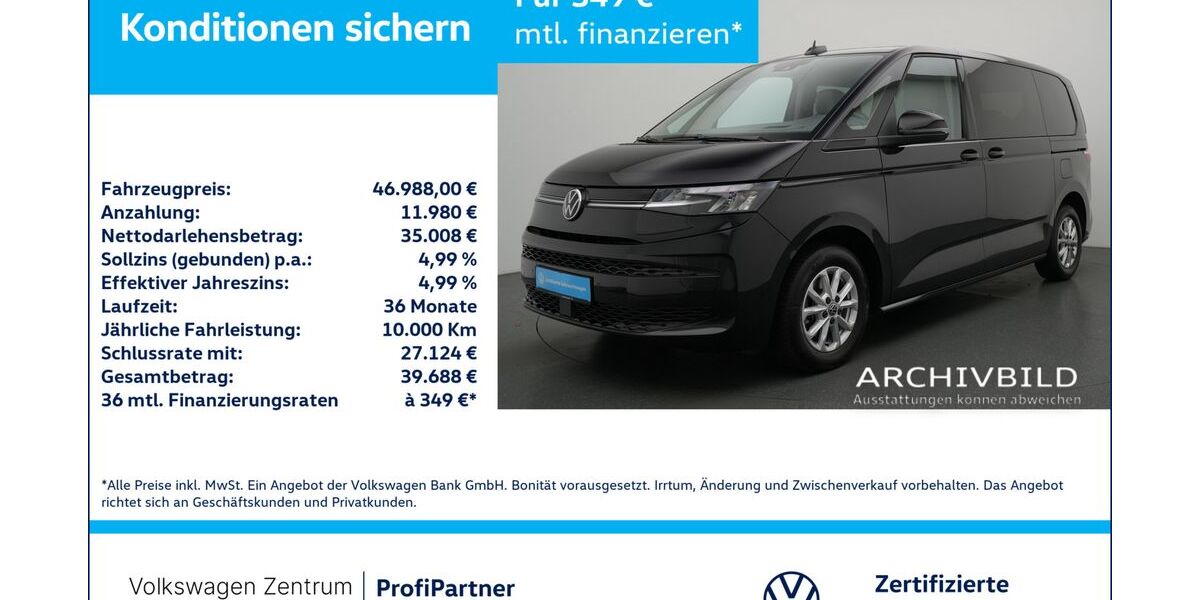 VW T7 Multivan 23.513 km 46.988 &euro; Leverkusen 51379
