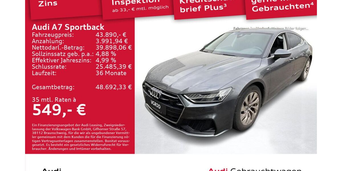 Audi A7 57.765 km 42.890 &euro; Dresden 01067