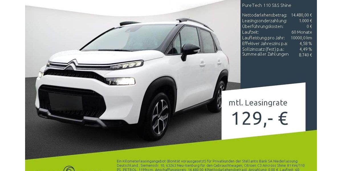 Citroen C3 Aircross 23.563 km 14.220 &euro; Borken 46325