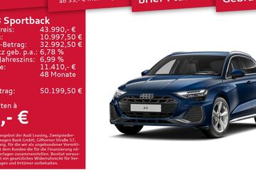 Audi A3 3.242 km 43.990 &euro; Dresden 01067