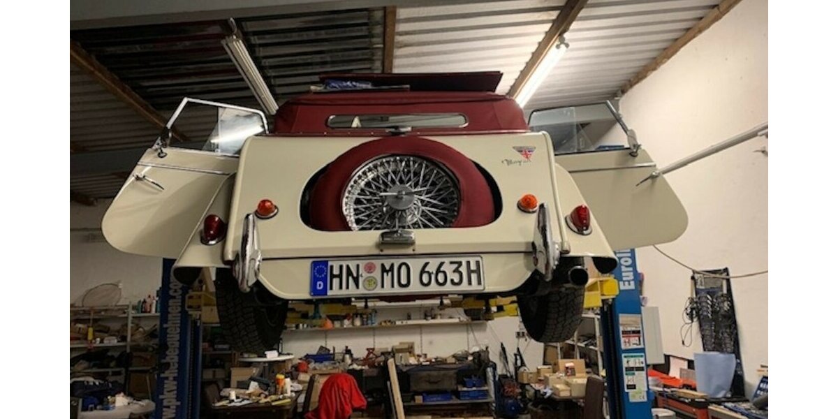 Morgan Plus 4 Drophead Coupe mit traumhafter Patina 78.000 km 39.999 &euro; Hamburg 22339