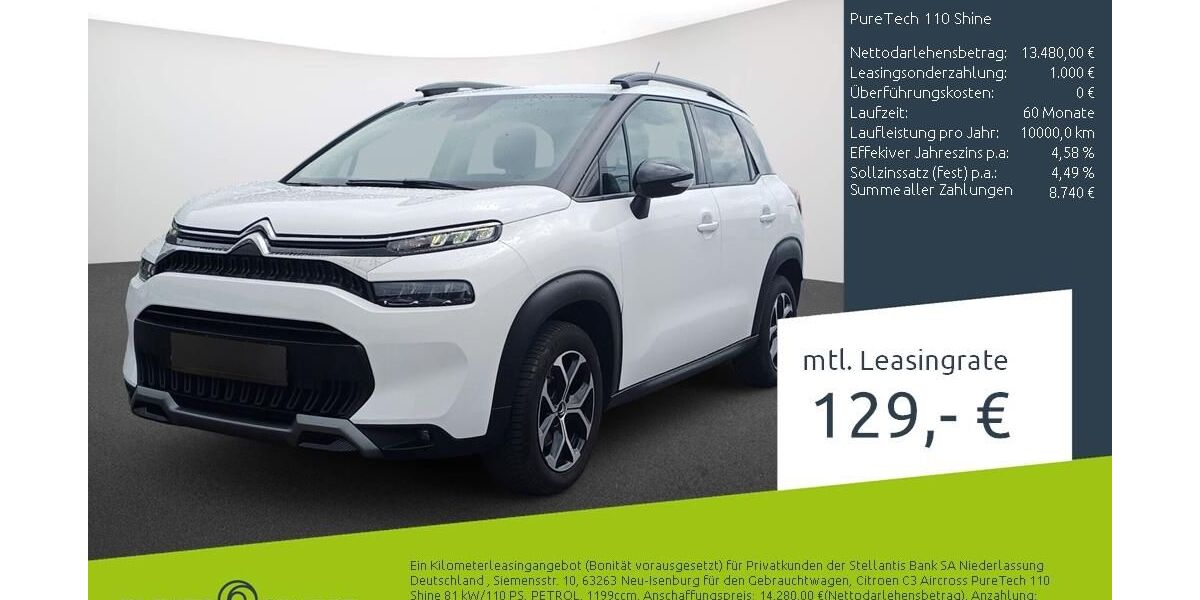 Citroen C3 Aircross 20.626 km 12.960 &euro; Borken 46325