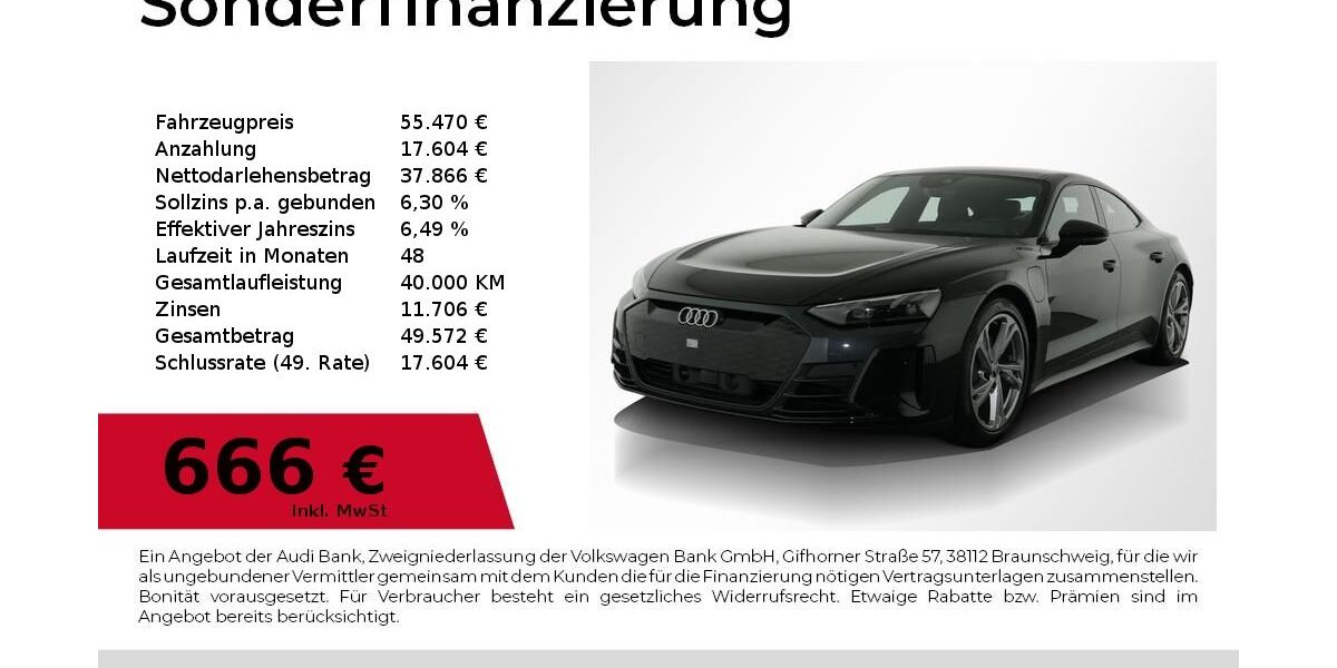 Audi e-tron GT 20.500 km 55.470 &euro; Nürnberg 90411