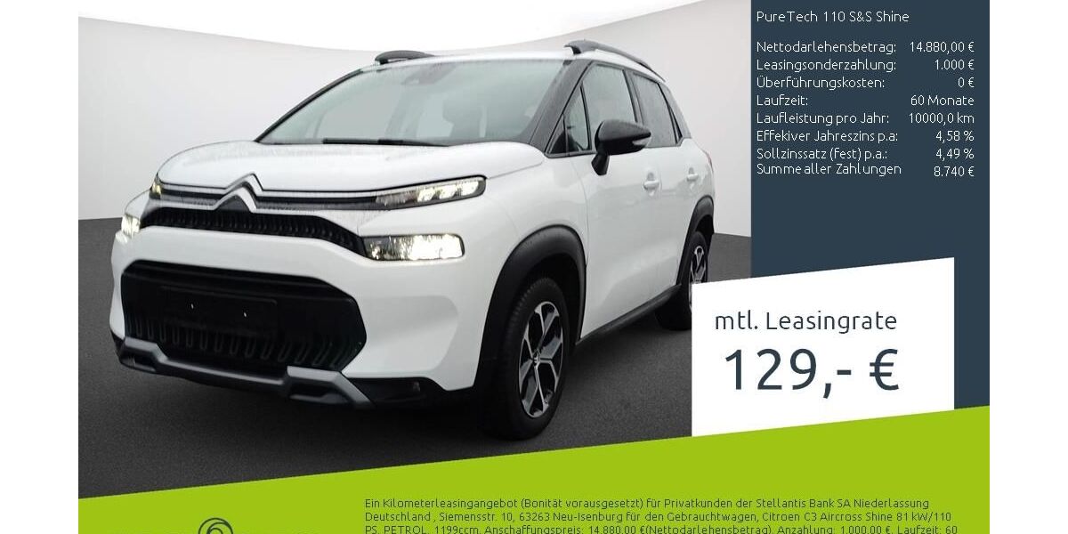 Citroen C3 Aircross 19.760 km 14.460 &euro; Borken 46325