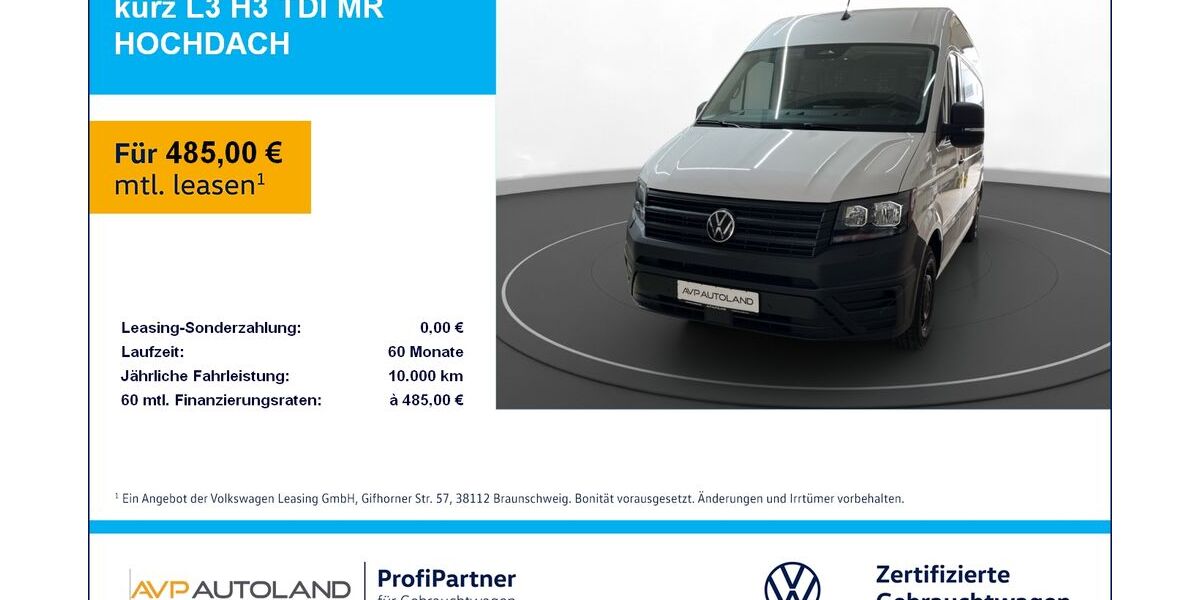 VW Crafter 4.900 km 44.840 &euro; Plattling 94447