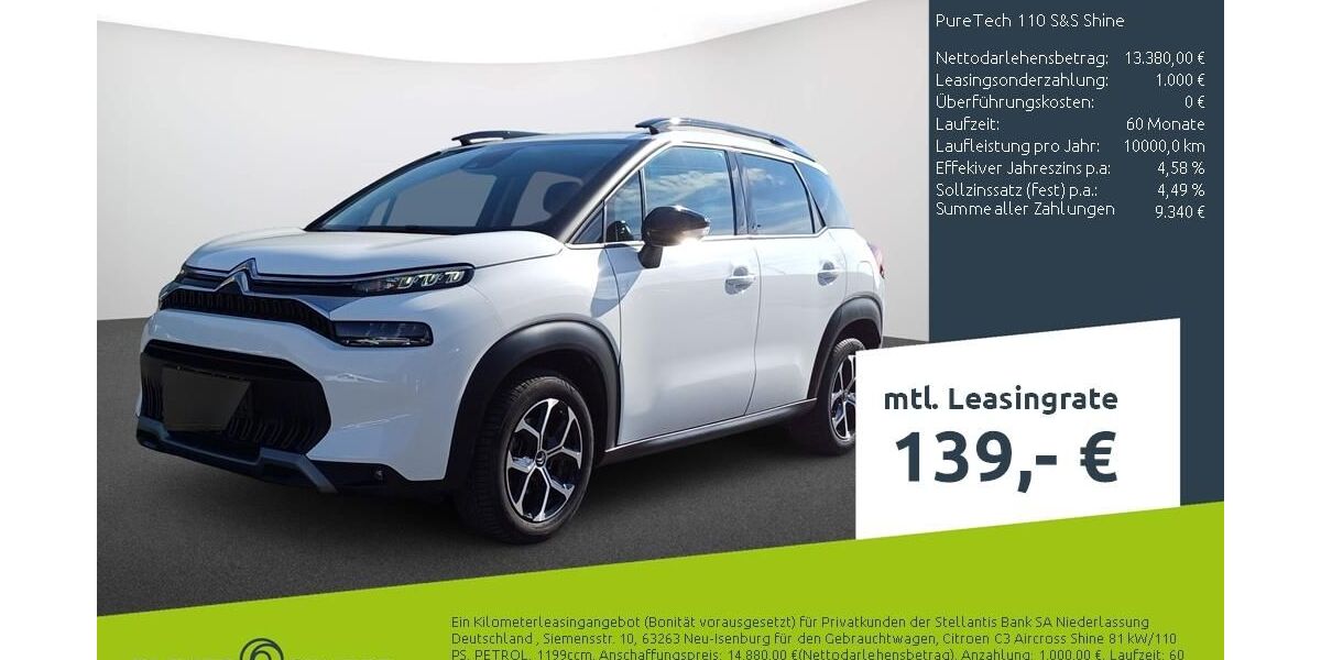 Citroen C3 Aircross 11.610 km 13.344 &euro; Borken 46325