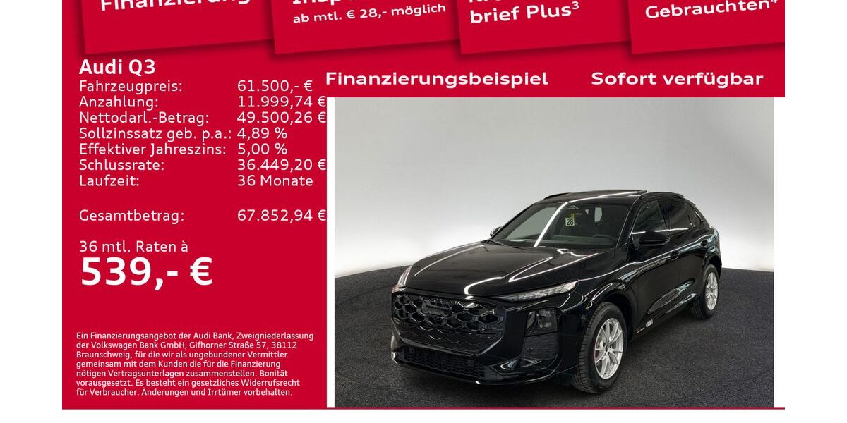 Audi Q3 6.001 km 61.500 &euro; Berlin 12489