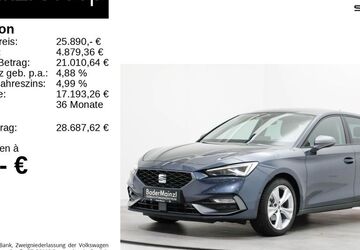Seat Leon 19.700 km 25.520 &euro; Feldkirchen/Westerham 83620