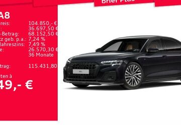 Audi A8 6.055 km 104.850 &euro; Frankfurt am Main 60326