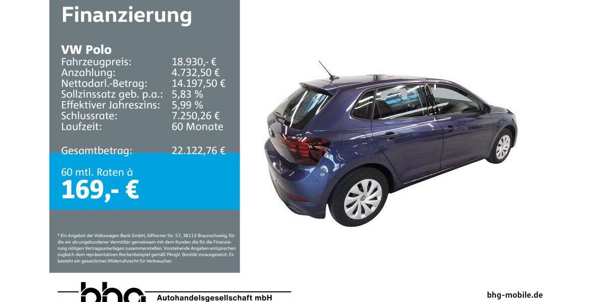 VW Polo 9.860 km 18.930 &euro; Albstadt 72458