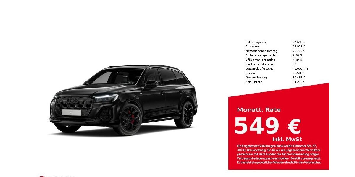 Audi Q7 14.197 km 94.690 &euro; Bielefeld 33609