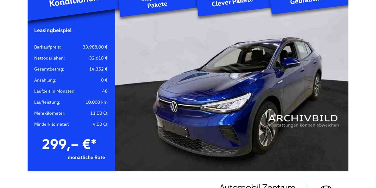 VW ID.4 14.203 km 33.480 &euro; Leverkusen 51379