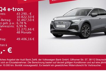 Audi Q4 e-tron 6.784 km 43.290 &euro; Gersthofen 86368
