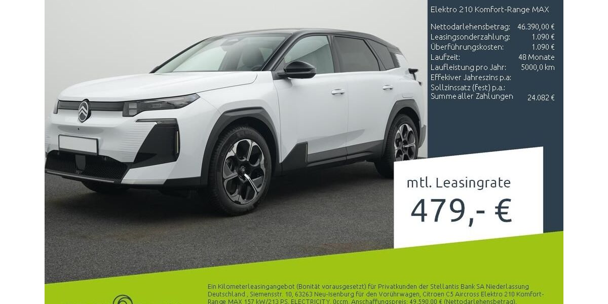 Citroen C5 Aircross 1.500 km 46.390 &euro; Borken 46325