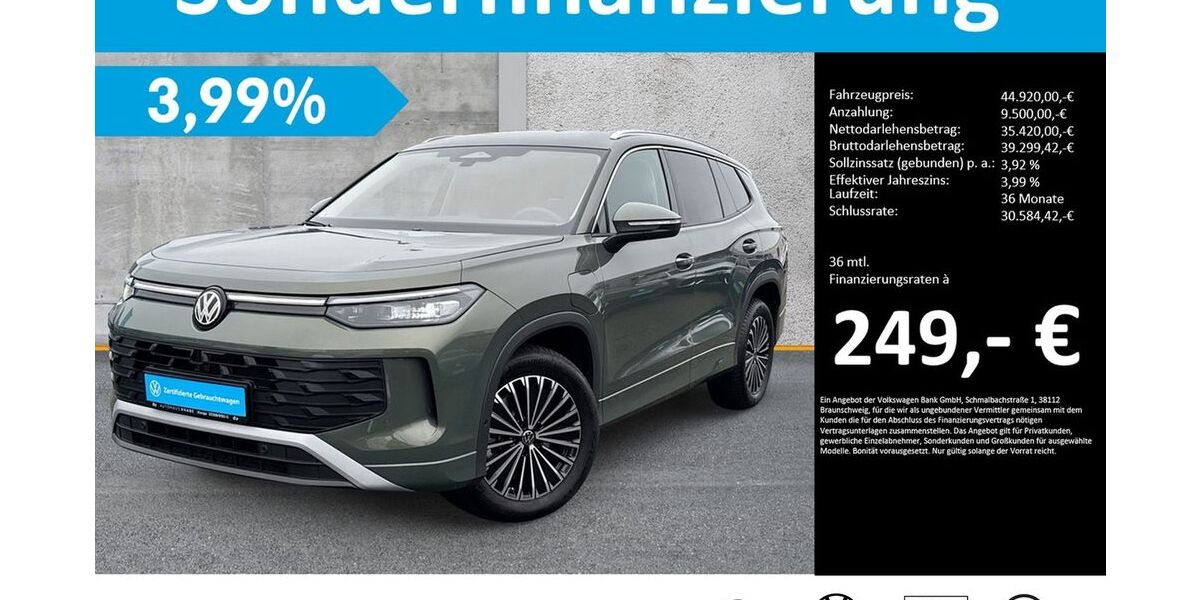 VW Tayron 9.321 km 44.920 &euro; Kierspe 58566