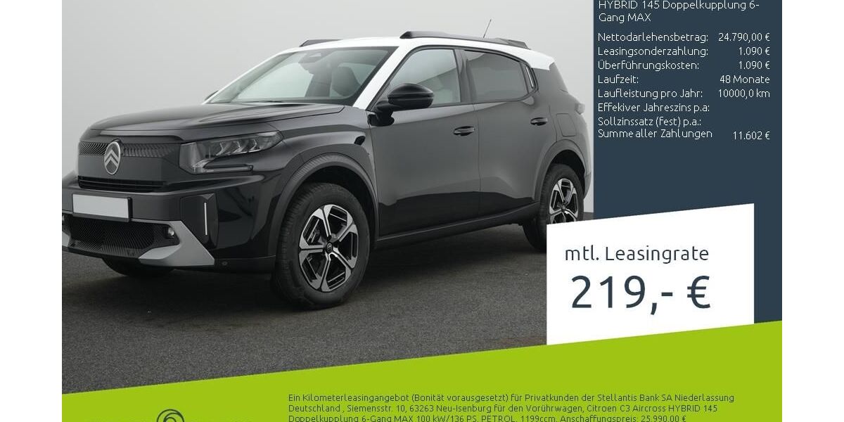 Citroen C3 Aircross 1.500 km 24.790 &euro; Dülmen 48249