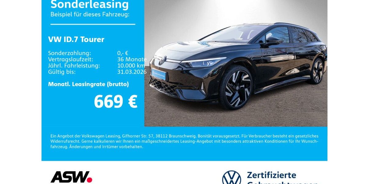 VW ID.7 19.990 km 59.930 &euro; Sinsheim 74889