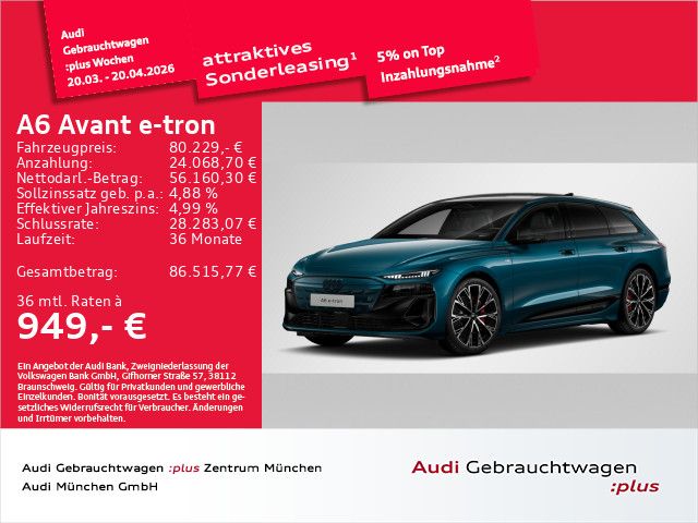 Audi A6 e-tron 1.938 km 80.229 &euro; Eching 85386