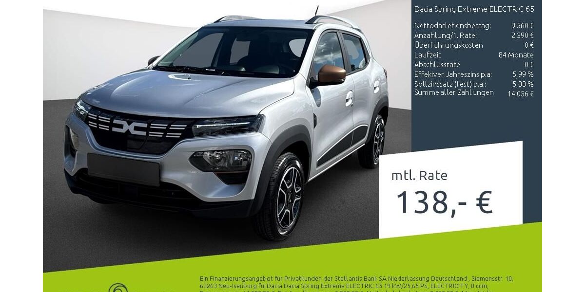 Dacia Spring 23.477 km 11.950 &euro; Ahaus 48683