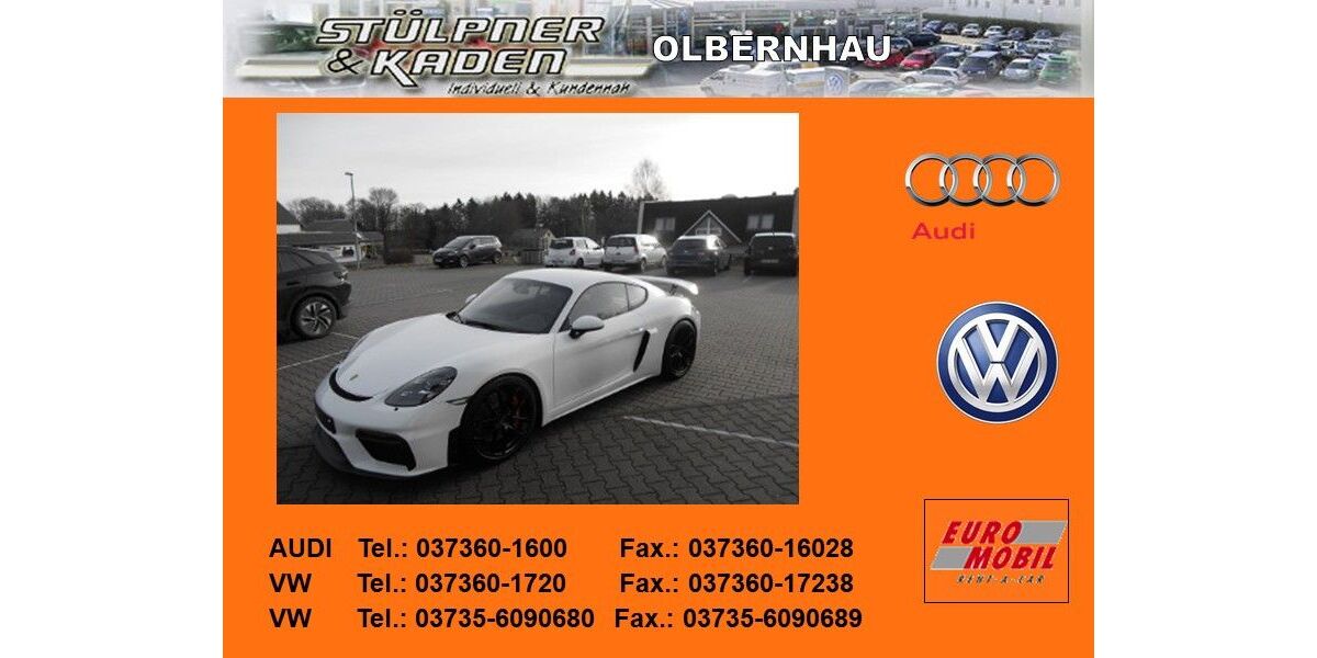 Porsche Cayman 17.000 km 106.990 &euro; Olbernhau 09526