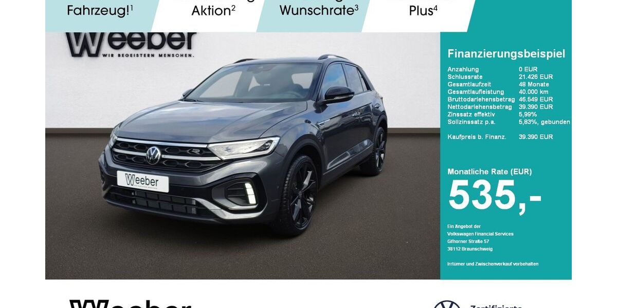 VW T-Roc 1.015 km 39.290 &euro; Calw 75365